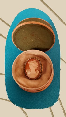 Ancien camée broche - camée,