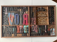 Tableau lettres imprimeries - ,