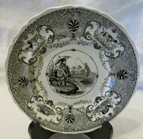 Assiette creil montereau - -,