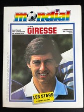 MAGAZINE FOOTBALL MONDIAL HORS SERIE  POSTER GEANT GIRESSE EURO 1985 OCCASION