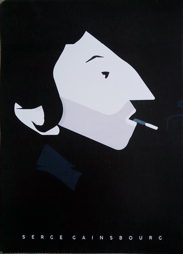 Serge gainsbourg affiche - ,