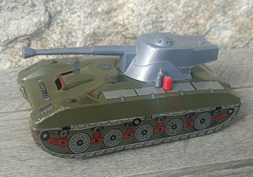 Véhicule miniature tôle tank - miniature,