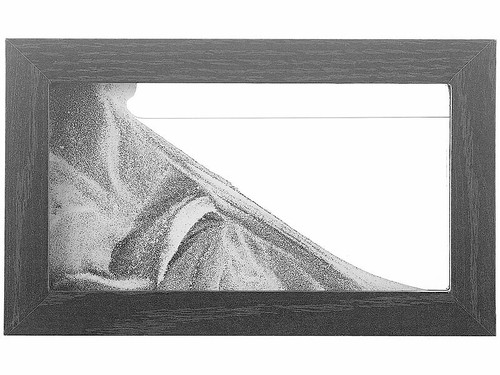 Tableau sable noir - noir, et