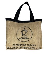 Sac cabas - pièce unique - toile de jute Ex d'un sac de café Costa Rica