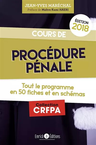 Procédure pénale 2018