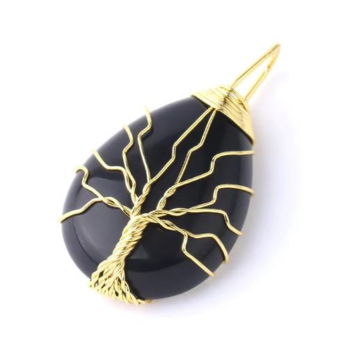 Pendentif naturelle arbre - arbre, de