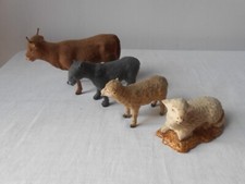 4 Anciens santons crèche