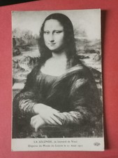 CPA La Joconde de Léonard de