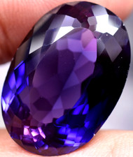 Très Propre 36.55 CT Naturel Violet Tanzanite Bleue If Ggl Certifié Ample Gemme