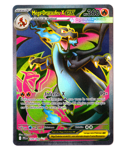 Carte pokemon méga - pokemon, méga-dracaufeu