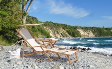 Chaise longue de jardin