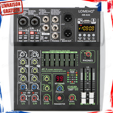 Table de Mixage Audio 4 Canaux