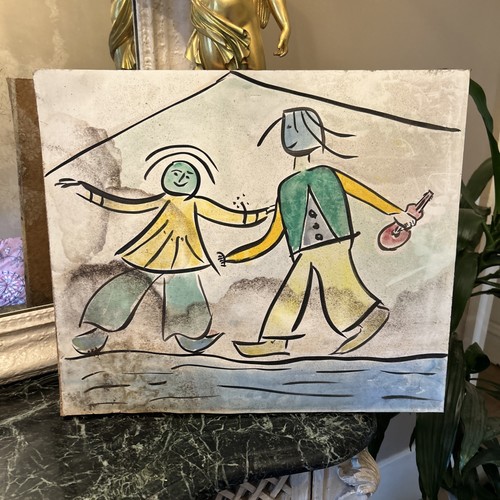Tableau huile sur - tableau,