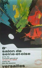 8ème Salon de Seine et Oise - Jeu de palmiers - Versailles - Affiches originales -