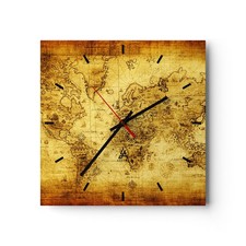 Horloge murale en verre
