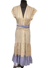 Superbe Robe Longue Lin Sandro 36 Jamais Porté 