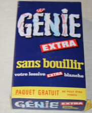 ancien Paquet de lessive GENIE