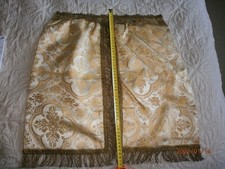 PETIT RIDEAU CONOPÉE TABERNACLE/TISSUS damassé/FAIT MAIN/DEBUT XXèm/GALON FIL OR