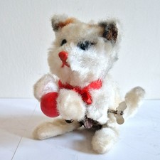 Automate allemand, jouet mécanique ancien "chat jouant"  fonctionne très bien.