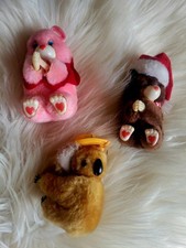 LOT DE 3 PELUCHES PINCE DOIGT VINTAGE BISOUNOURS KOALA 