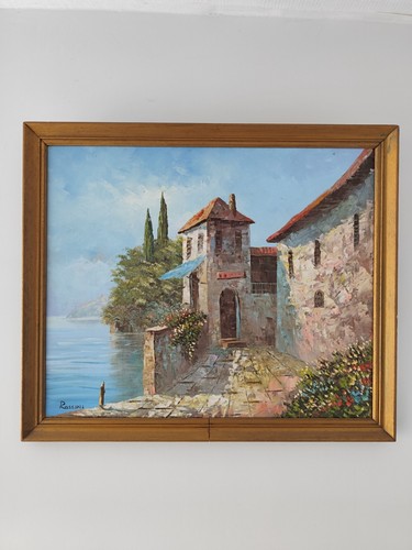 Tableau peinture huile sur - peinture,