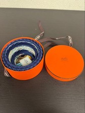 Foulard Hermès bleu marine