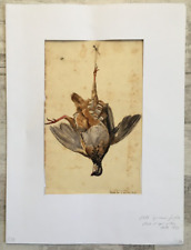 Entourage de Marcel ROUX (1878-1922) Ecole Lyonnaise  Chasse bécasse 1895 LYON