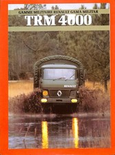 RENAULT TRUCKS / GAMME MILITAIRE / GAMA MILITAR / TRM 4000 / PROSPECTUS