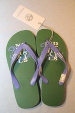 ORIGINAL Tong NORTH SAILS Ciabatta fancy verde  T: 37 FR - 4  UK neuf