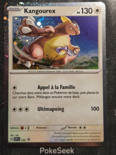 Carte pokémon kangourex - pokémon,