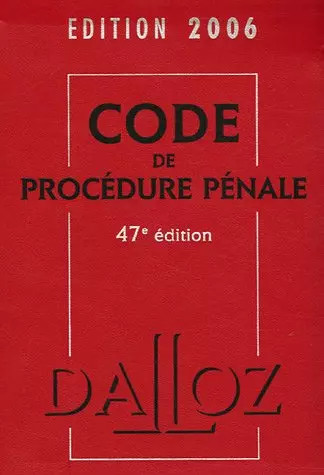 Code procédure pénale - procédure,