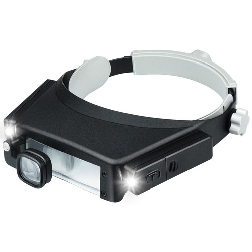 Loupe serretête avec lumière - loupe,