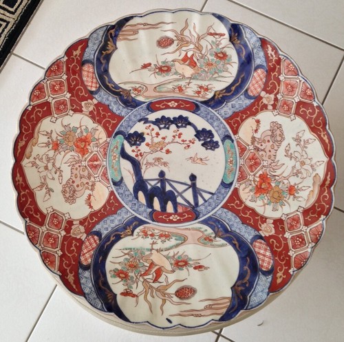 Ancien grand plat faience - ancien,