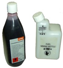 Huile moteur et bouteille de