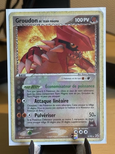 Carte pokémon groudon de - carte,