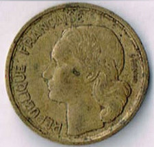 10 Francs Guiraud 1958.