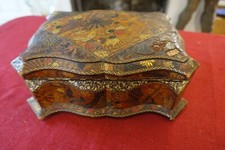 coffret a bijoux art nouveau cuir de cordoue