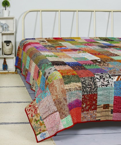 Couverture kantha patchwork - couverture,