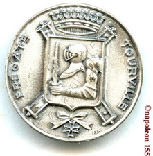 MARINE  Fregate " Dumont d'Urville " Fab F.I.A. en metal argneté