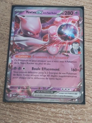 Carte pokemon mewtwo - carte,