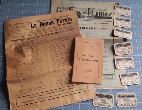 Lot colombophilie ailes - lot,