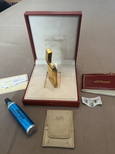 Briquet dupont en plaqué - s,