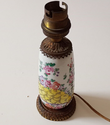 Pied lampe faïence - lampe,