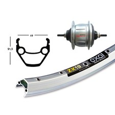 Roues Arrière 28X1,75 Shimano