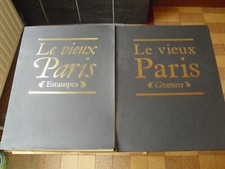 lot portefolios estampes et gravures et livre d'art sur l'histoire de PARIS