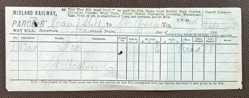 1887 midland railway - railway, hill