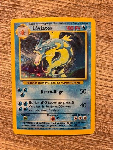 Carte pokémon léviator - léviator, 6/102