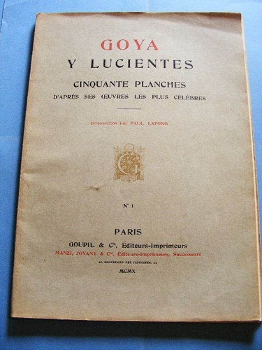 Goya lucientes planches - y, 50