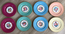 Lot de 8 Assiettes Porcelaine