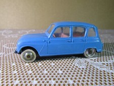 854Y Vintage Norev Plastique 53 France Renault 4L Bleu 1:43 Epave